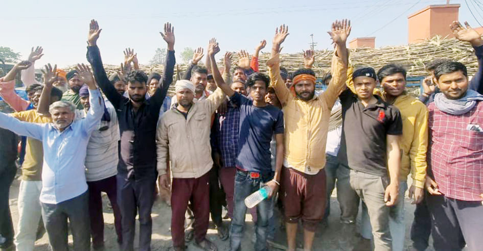Farmers created ruckus alleging shortage
