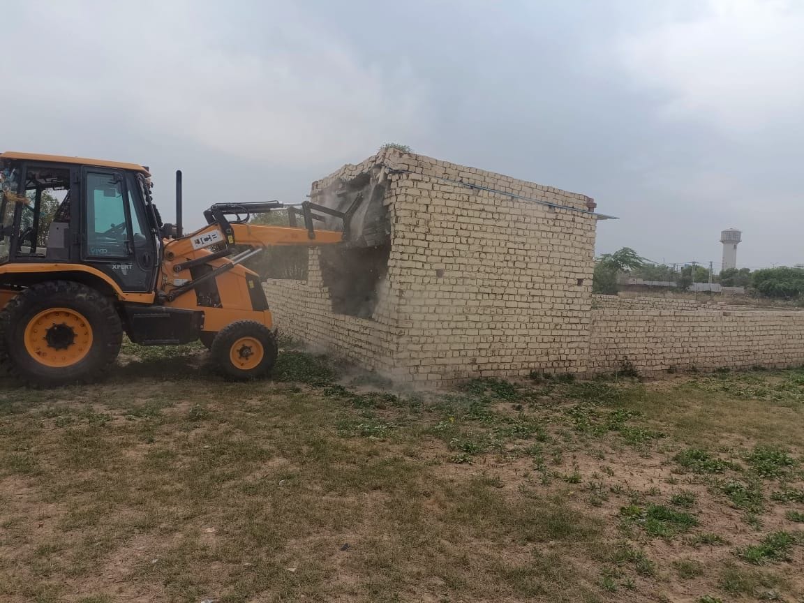 city planner vandalized illegal construction on 3 acres