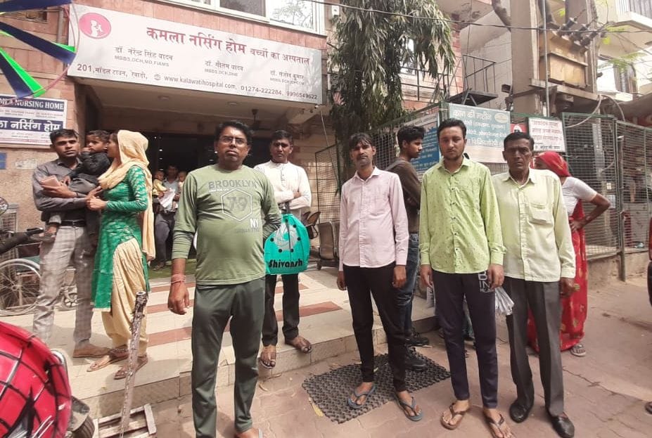 Five month old girl died during treatment, relatives created ruckus