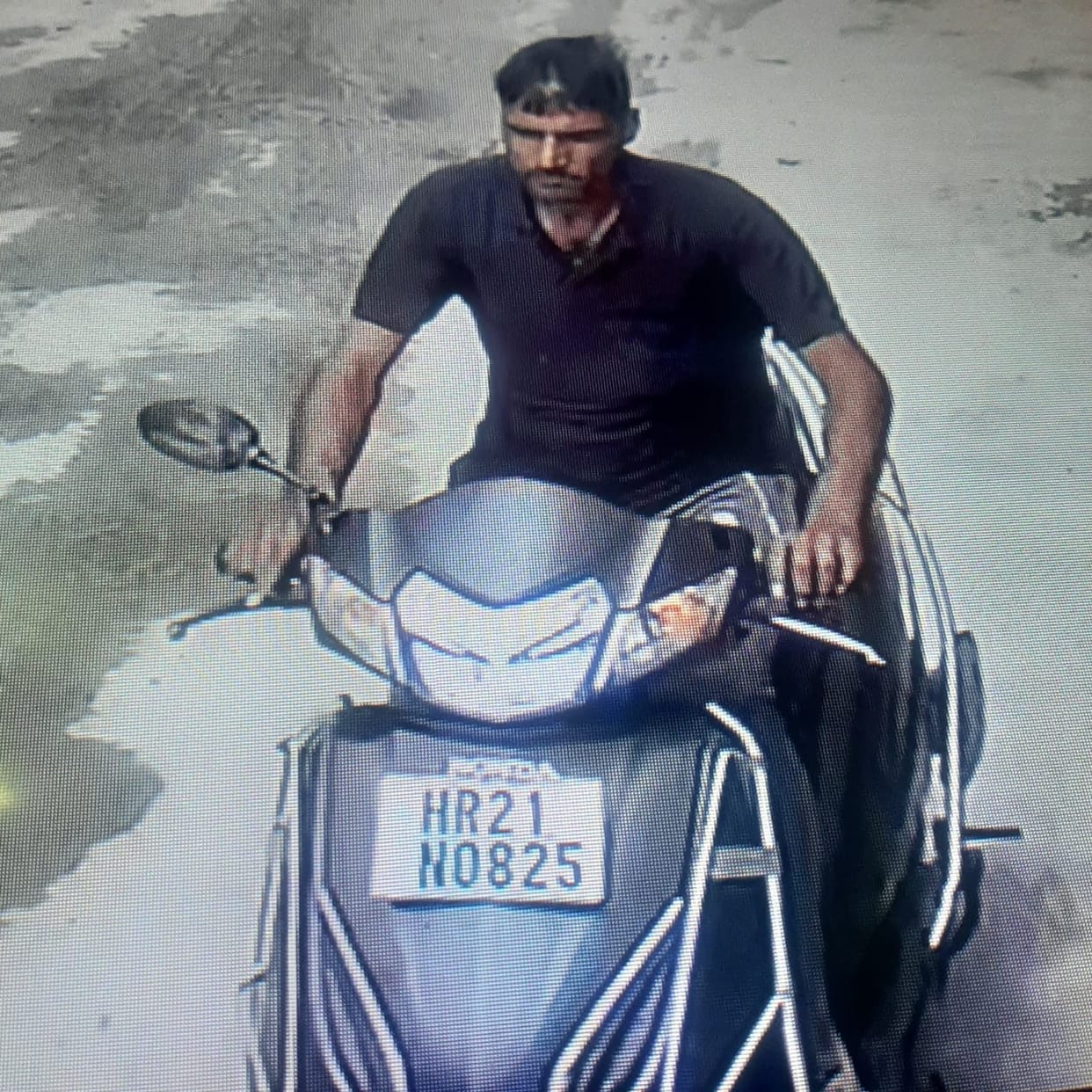 Papa scooty was taken away by two uncles, when asked for the keys, we brought them