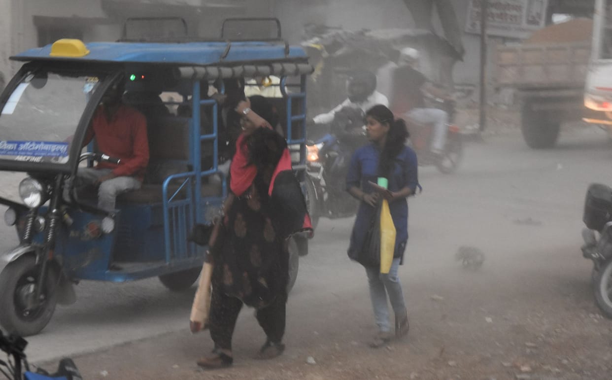 Rain became a disaster, a young man died due to lightning, another scorched