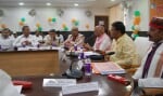 विकास भवन के गांधी सभागार में दिशा की बैठक को सदर सांसद ने किया संबोधित।संवाद