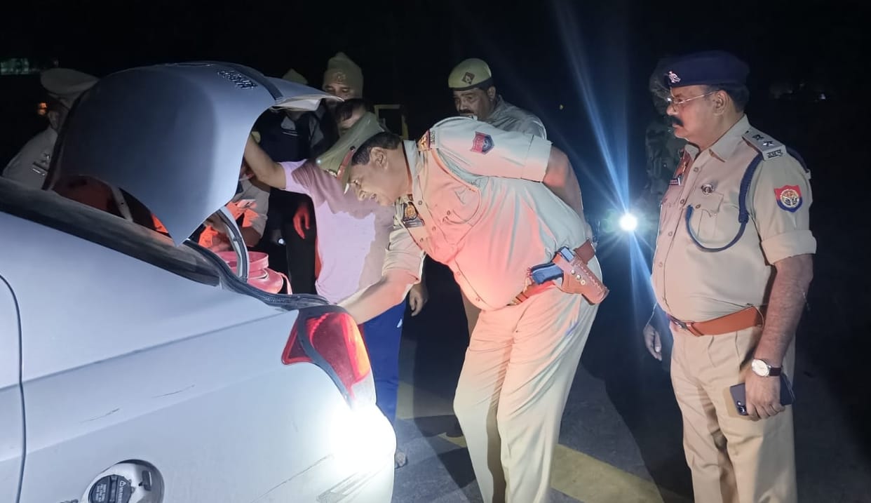 Police remained on the streets overnight, checking at 59 points