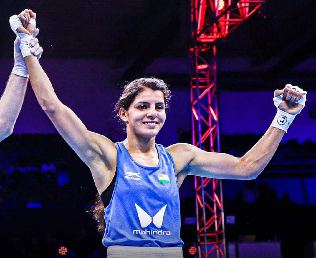 Sakshi Dhanda won the third match, entered the quarters