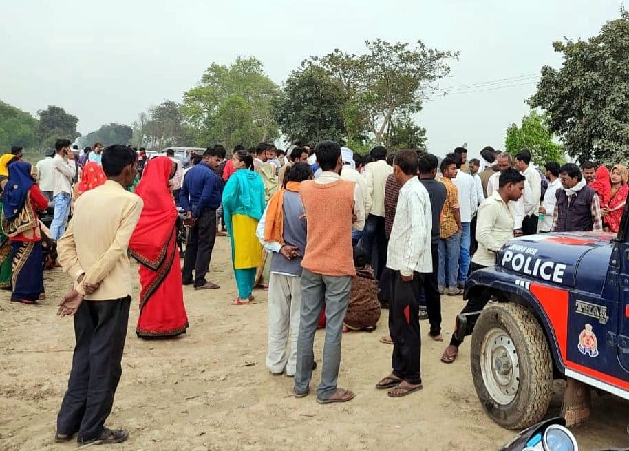 Bike slipped due to animal coming in front, bike rider died