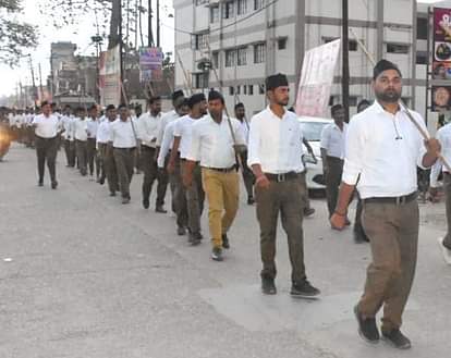 RSS did path movement on the eve of Hindu New Year