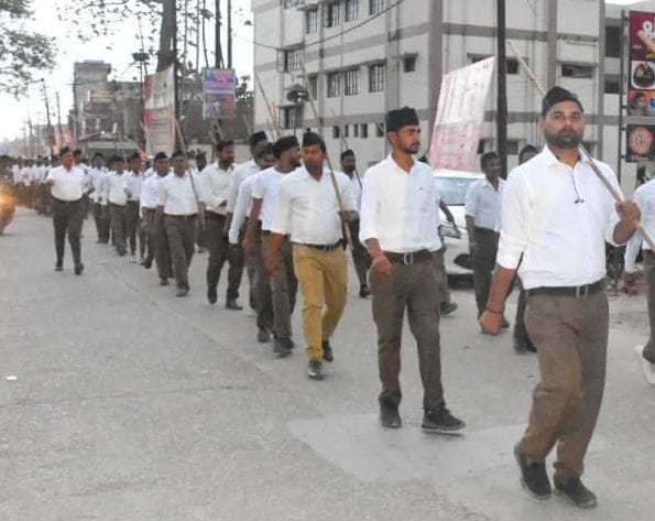 RSS did path movement on the eve of Hindu New Year