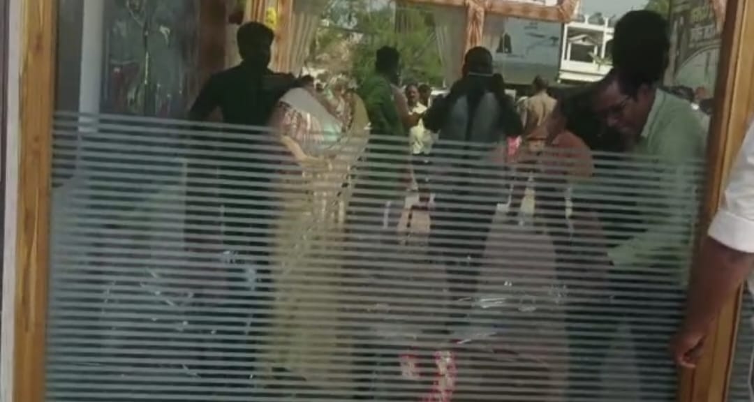 The bigots vandalized the marriage hall