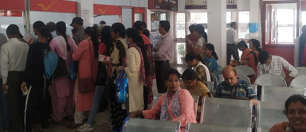 Server repaired, work started in head post office after two days