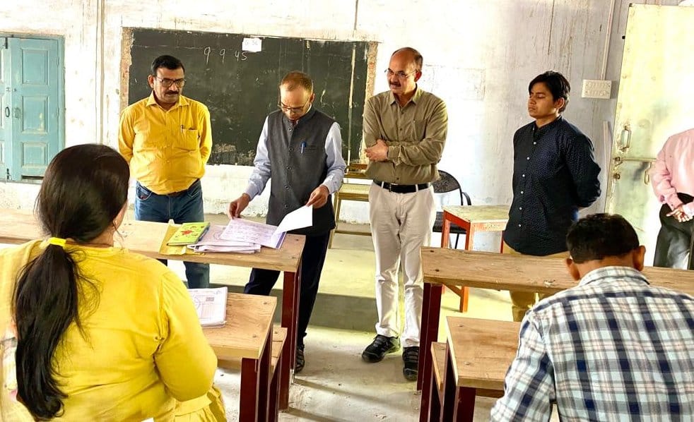 Joint Director of Education inspected the evaluation center
