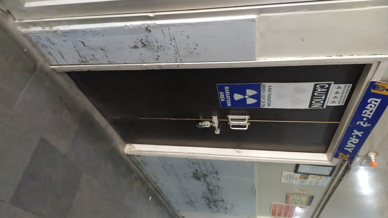Officers could not open the lock of X-ray room even after four months