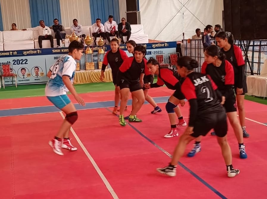 Jharkhand won by one point in an interesting match with Jharkhand in women's kabaddi