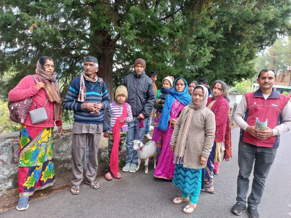 Nine goats brought for animal sacrifice in Chitai Golu Devta temple returned