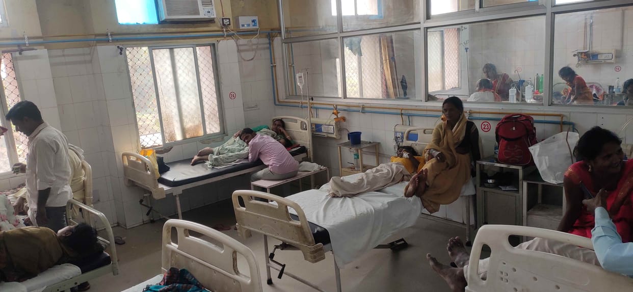 Patients increased due to change in weather