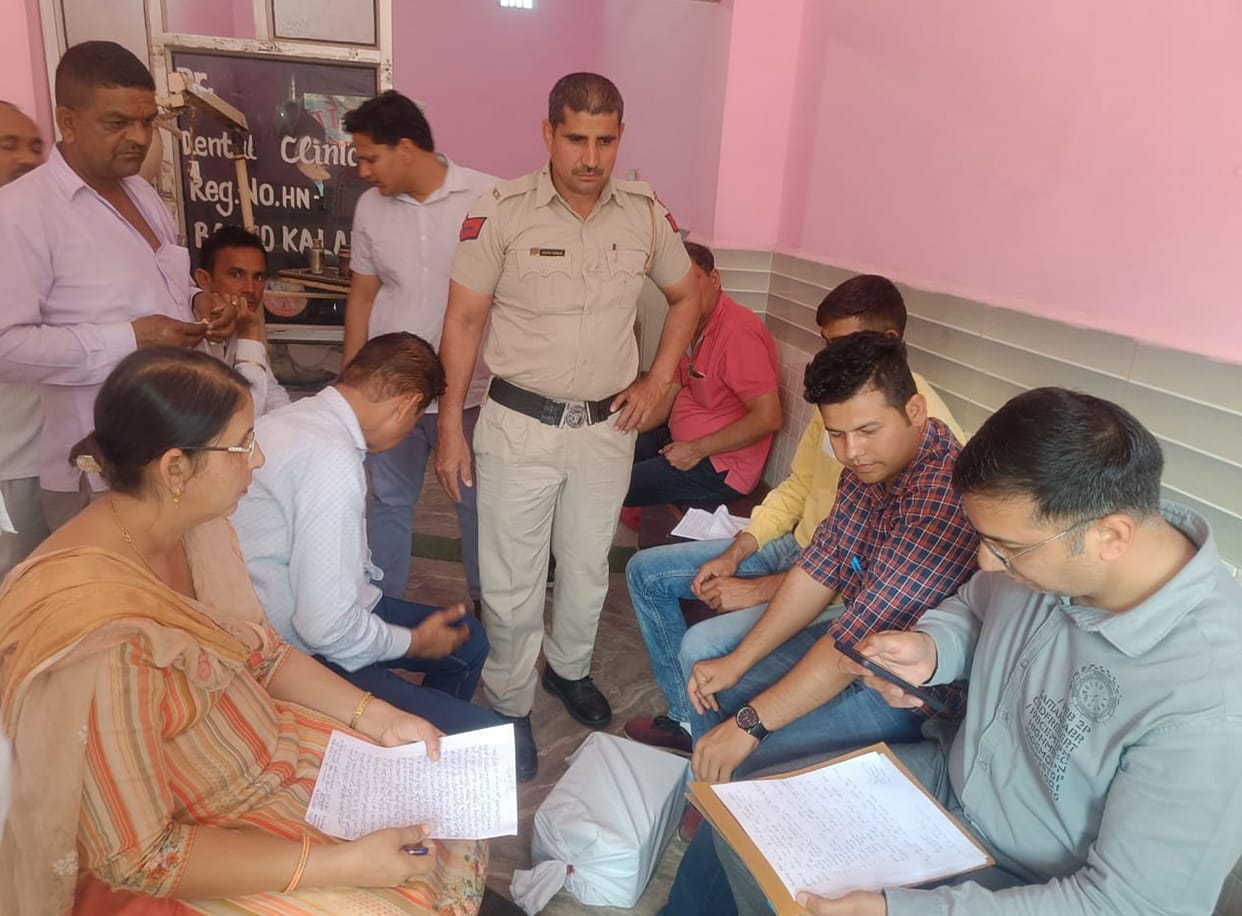 Dental hospital running without degree and permission busted, electricity theft also caught