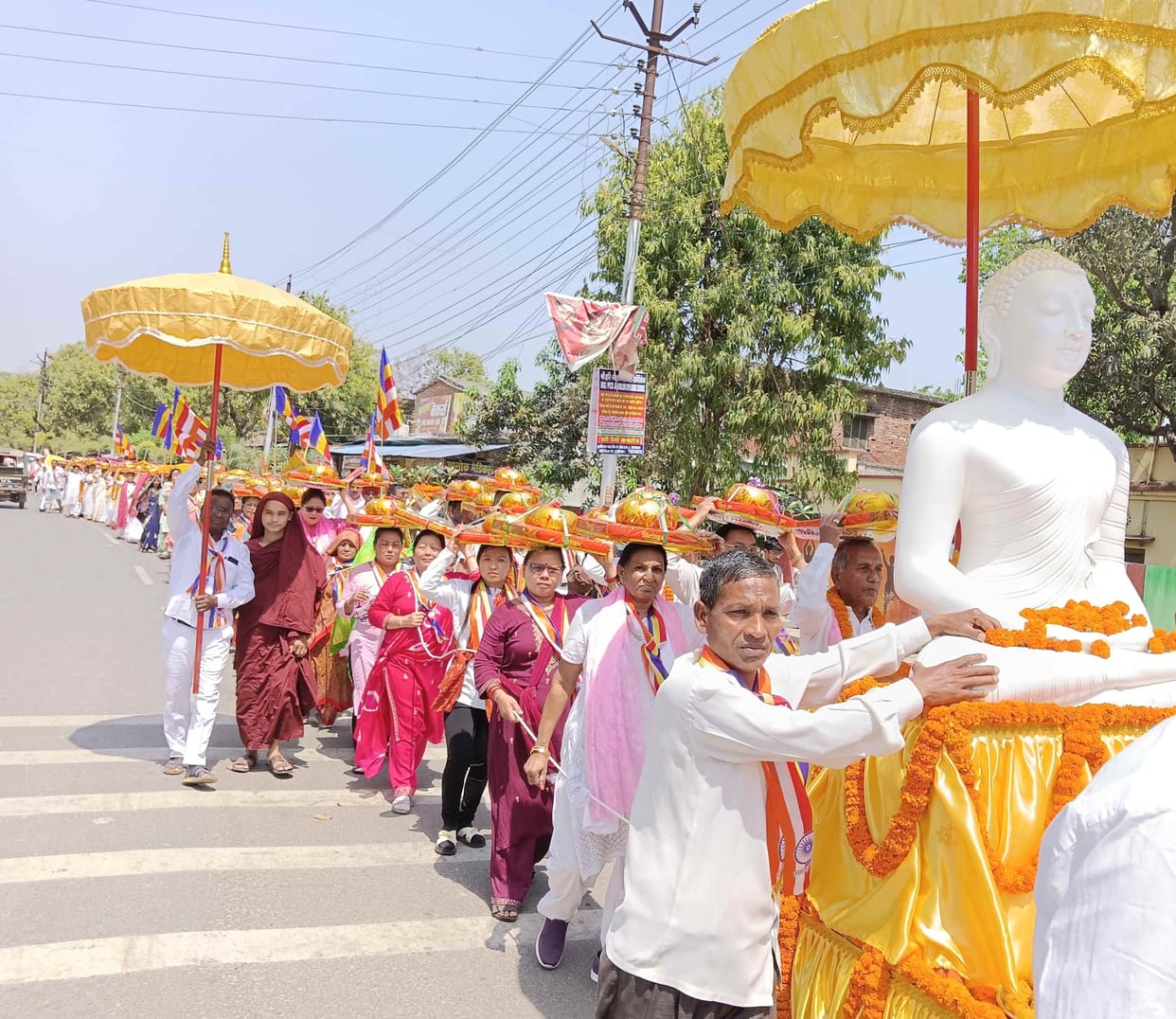 Procession taken out for world peace