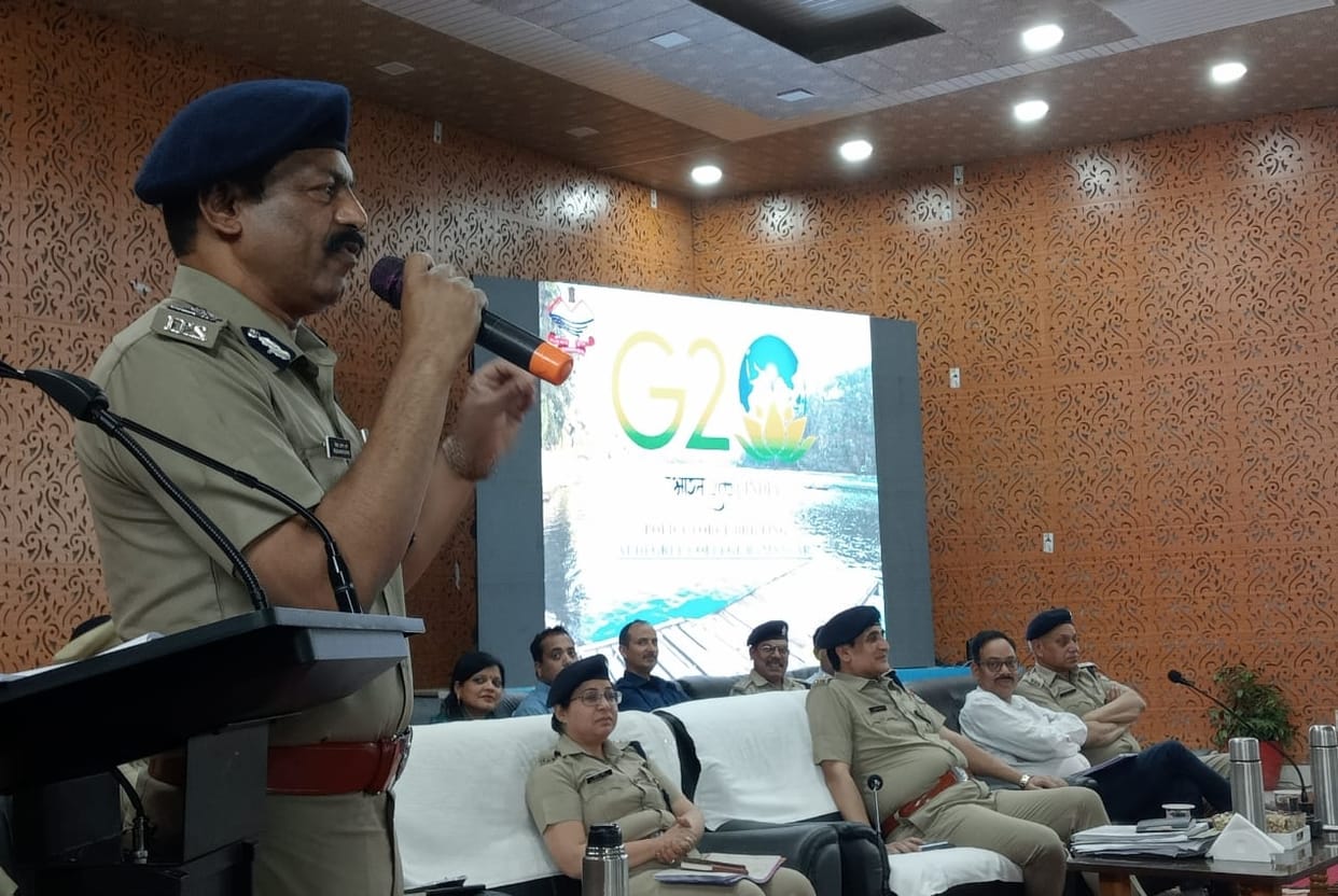 G20 Summit Ramnagar  Police Meeting for  Program
