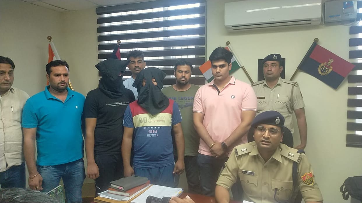 Three accused of robbing BJP leader's car arrested