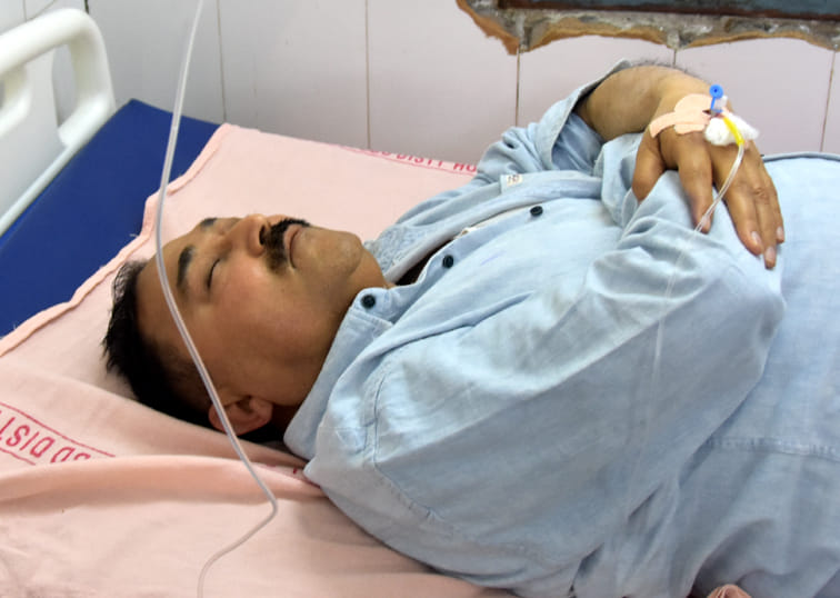 Four injured including Assistant Municipal Commissioner and Assistant Engineer in the accident
