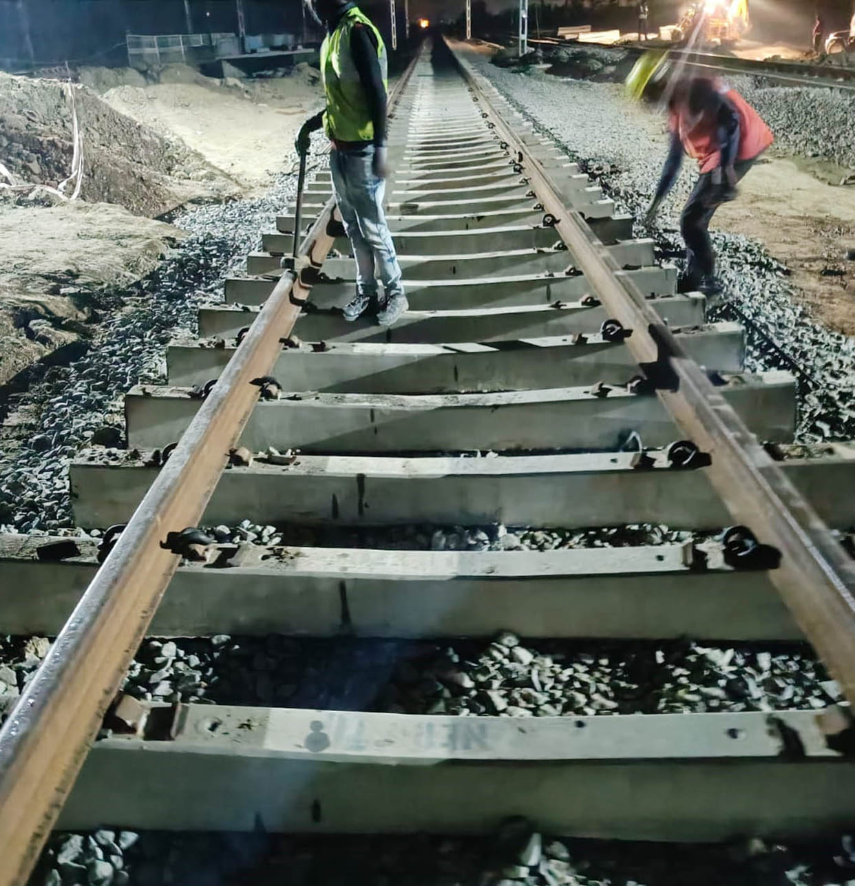 Goods train will run at a speed of 80 km on the rail corridor on March 31