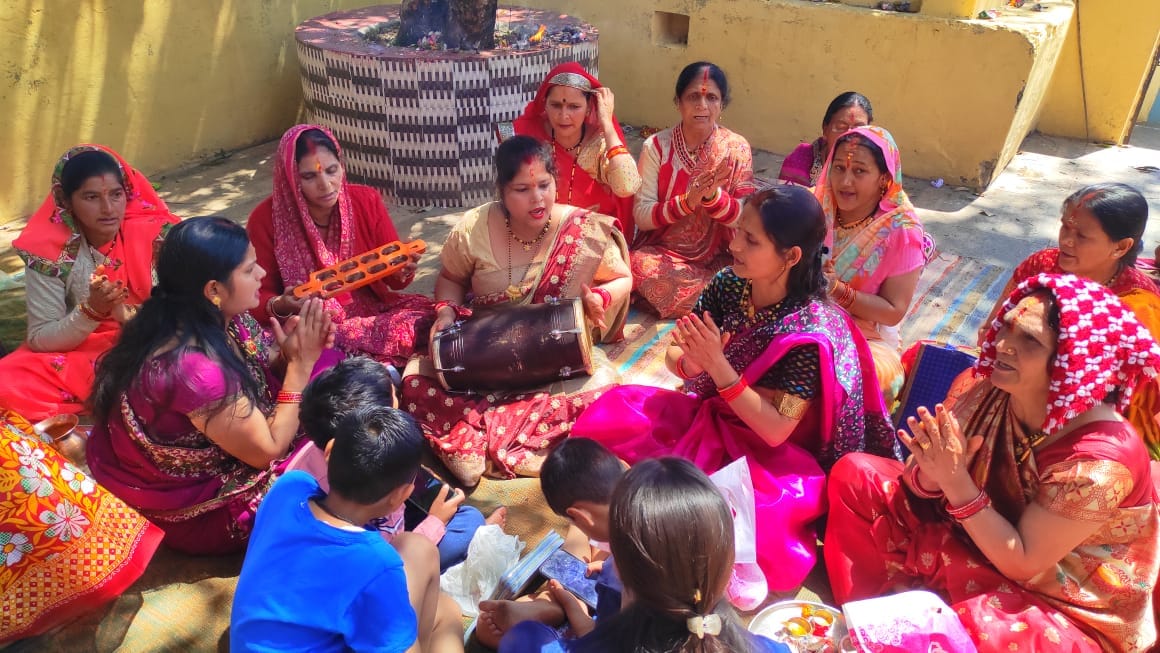 Havan and Bhandara in many temples on Ram Navami