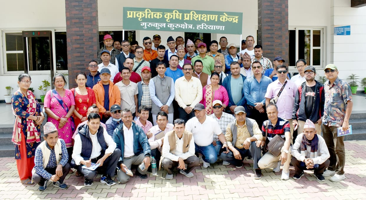 Vegetable growers of Nepal learned the tricks of natural farming