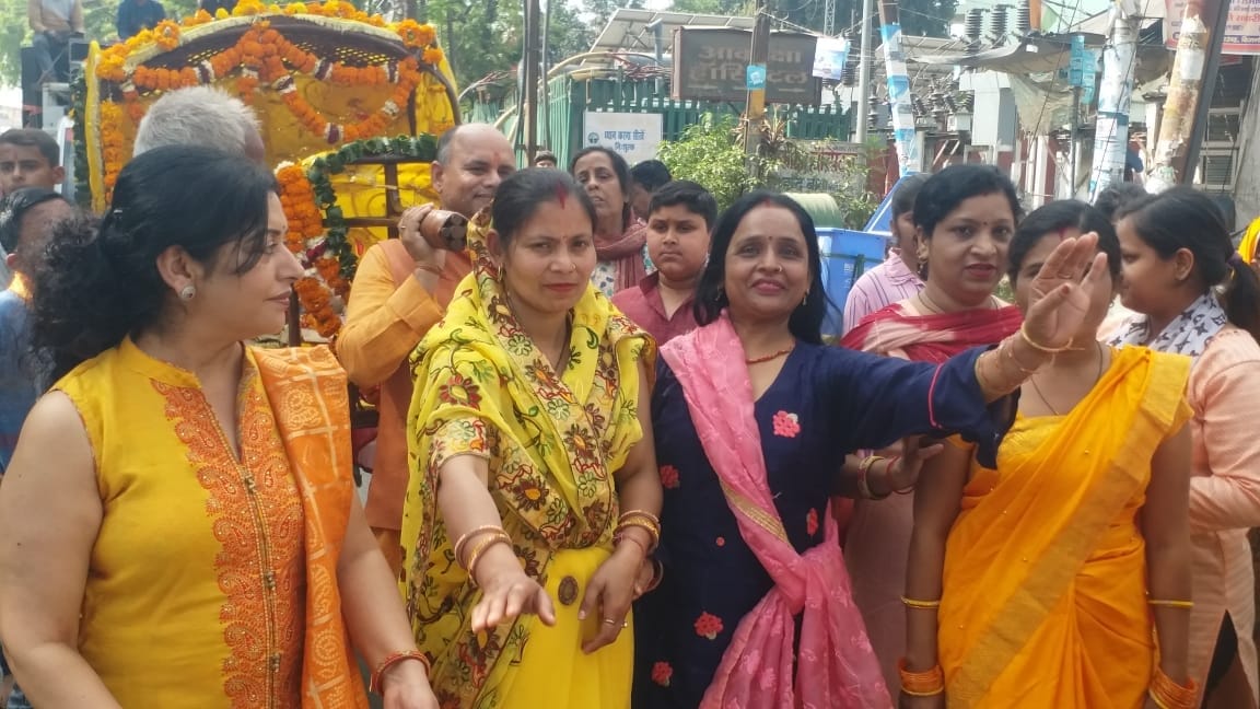 Sai Baba procession taken out with pomp