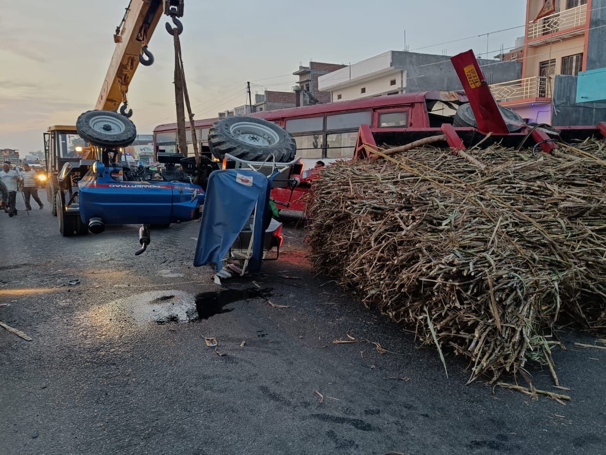 18 injured in road accident
