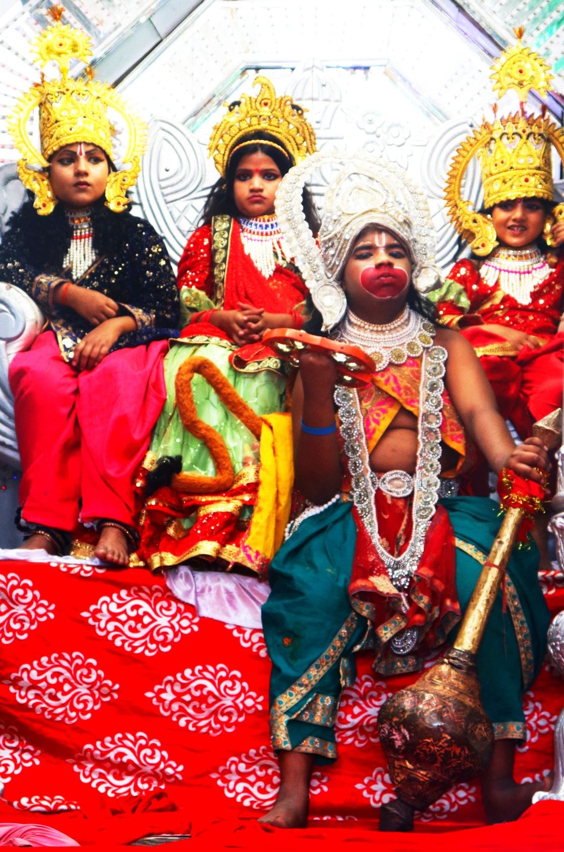 Processions were taken out on Thursday on Ram Navami