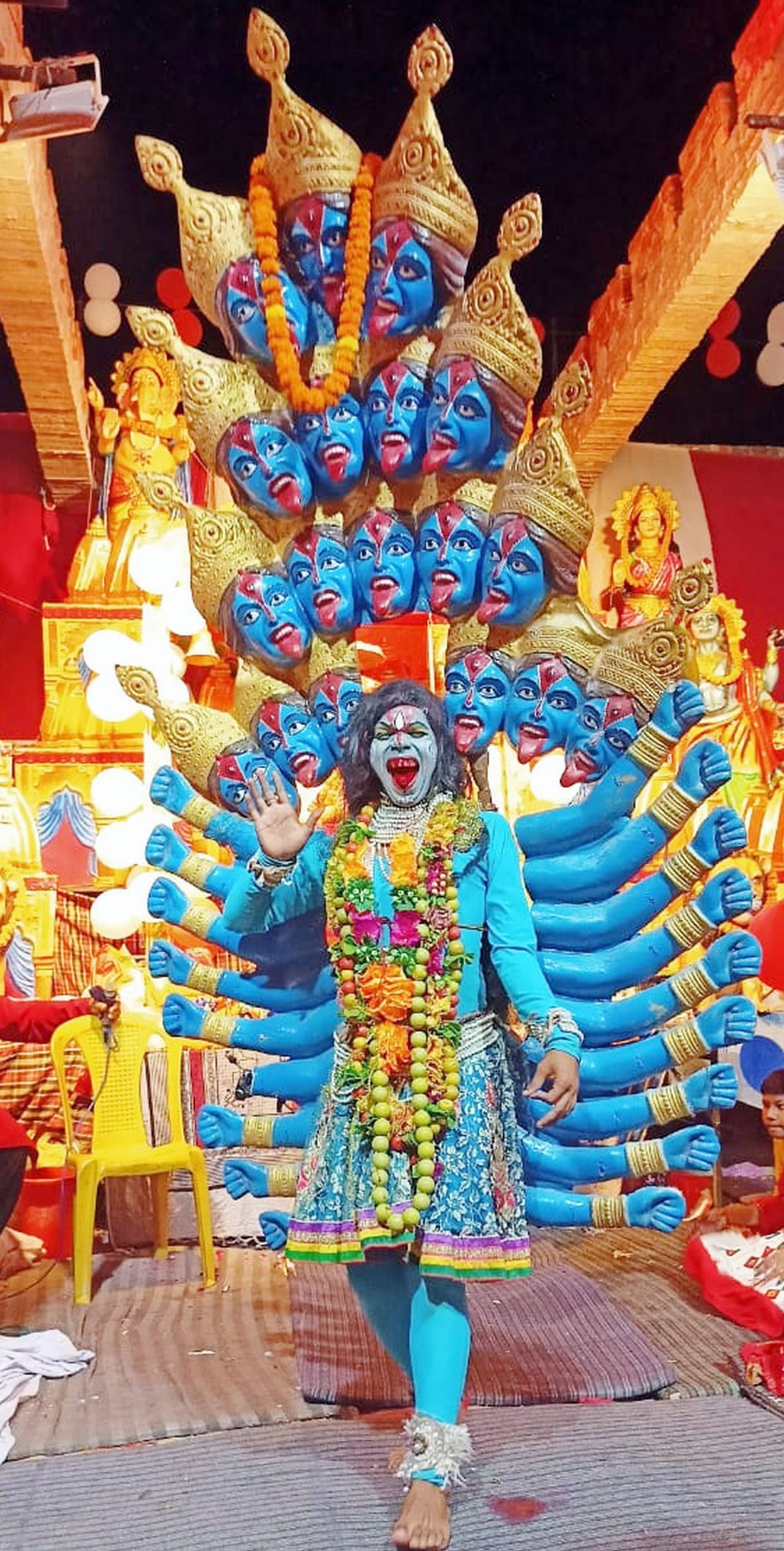 In the wake of Maa Bhagwati, the tableaux enthralled