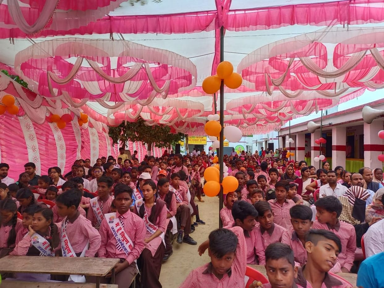 New education session started with rally and book distribution