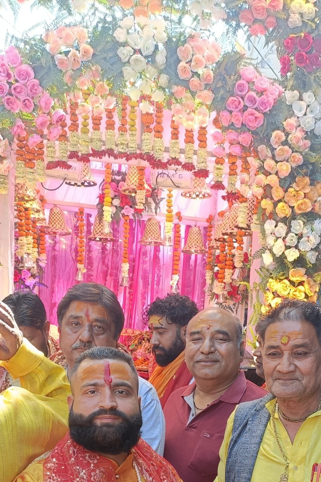 Procession on Maa Haat Kalika's Dola festival