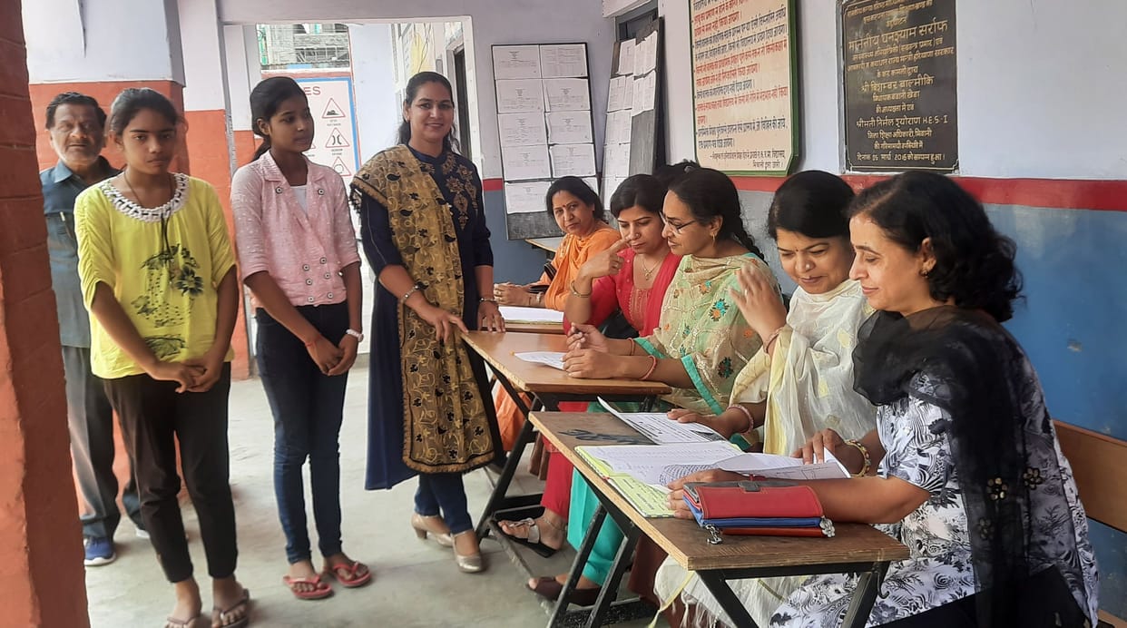 On the first day, some fees and some reached the school to get information about the documents