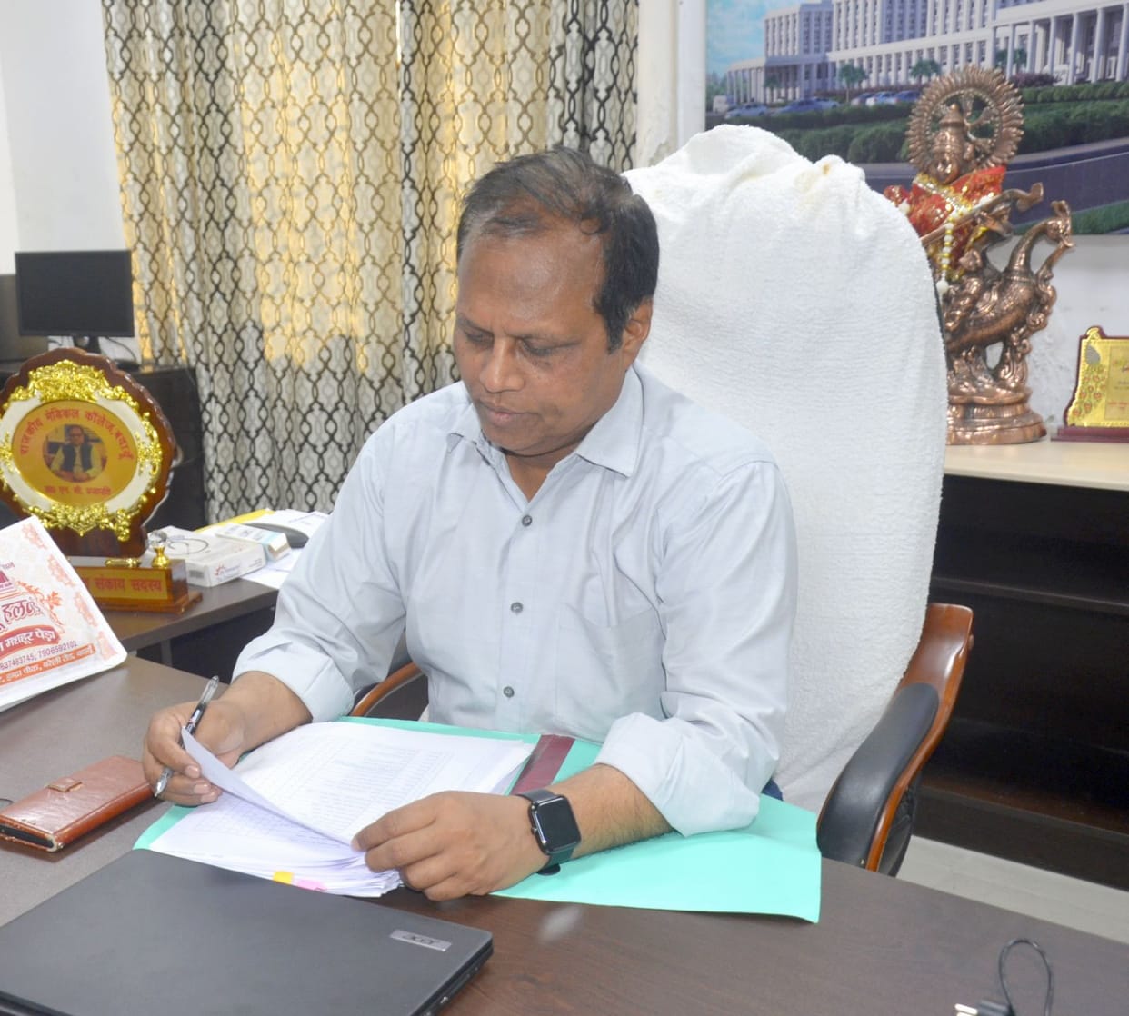 The new principal took charge, there are many challenges ahead