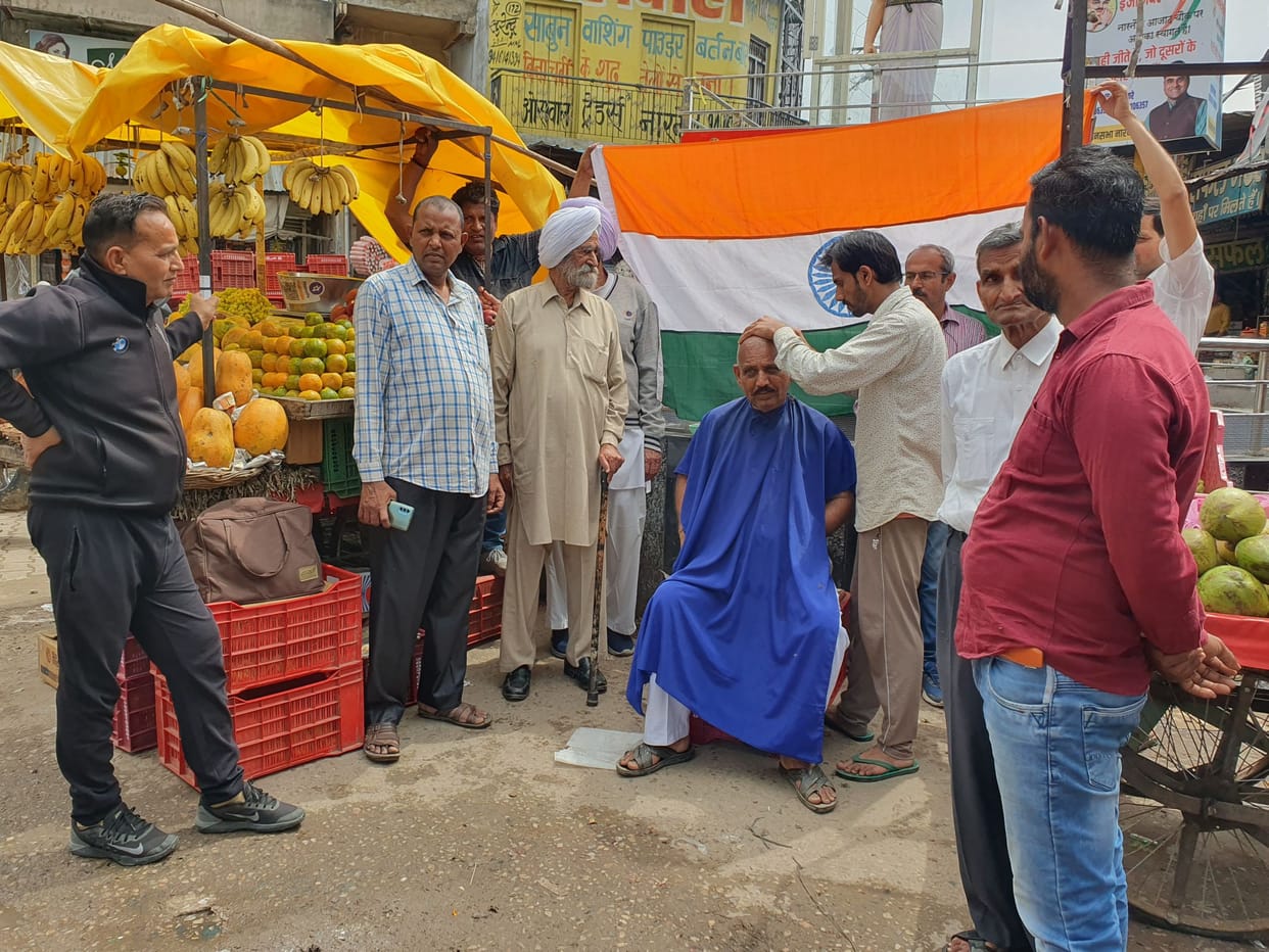 Umakant Chakkar got shaved for the fourth time due to corruption in the city council