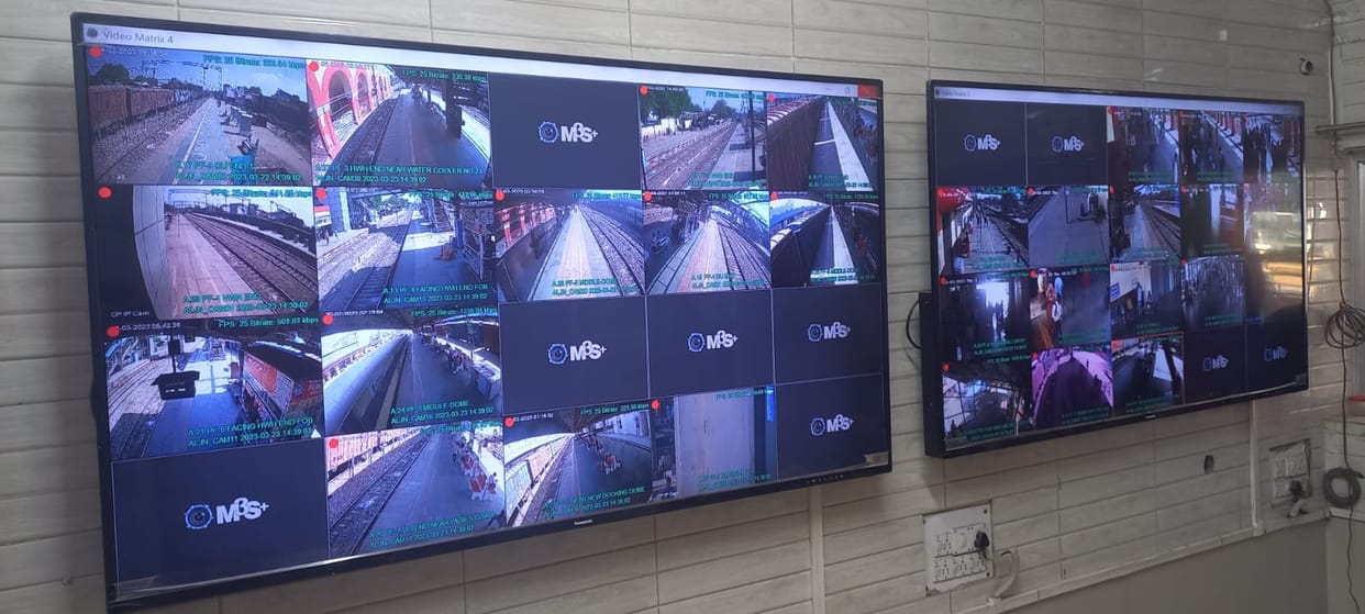 How is security? Half of the cameras installed at the railway station are bad