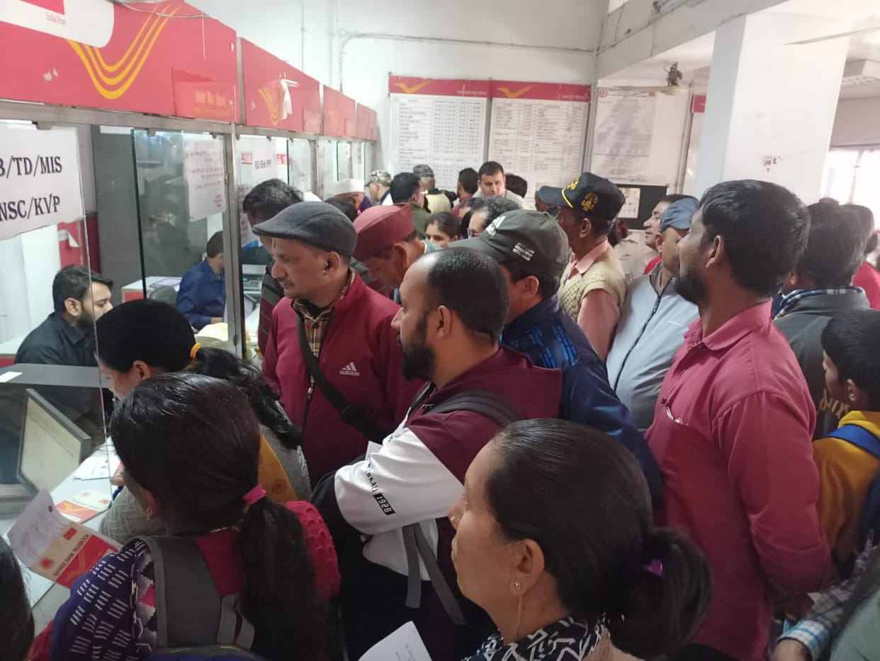 Post office, SBI work disrupted due to server down