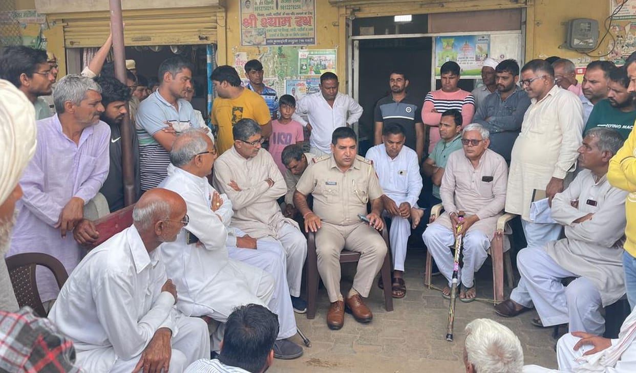 Protest postponed on the assurance of the station in-charge in the theft case