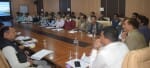 हिमाचल दिवस समारोह की तैयारियों कोे लेकर आयोजित बैठक की अध्यक्षता करते उपायुक्त सिरमौर आरके गौत