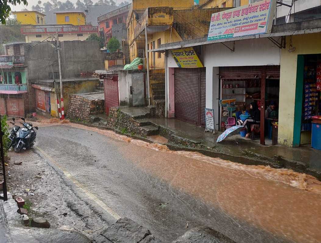 It rained again on Tuesday in Bageshwar