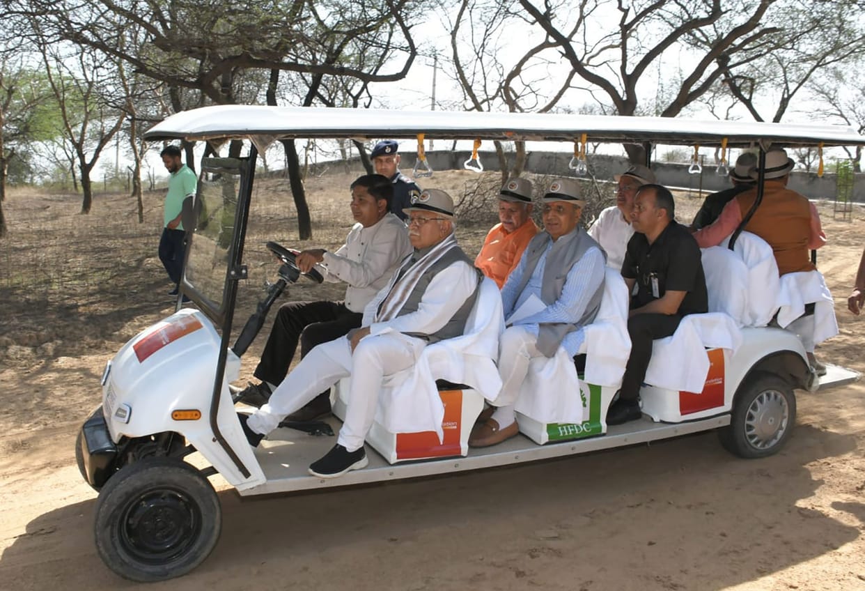Government will develop Chinkara breeding center as tourism : Manohar Lal