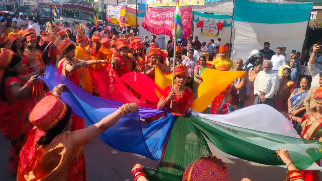 Procession on the birth anniversary of Lord Mahavira