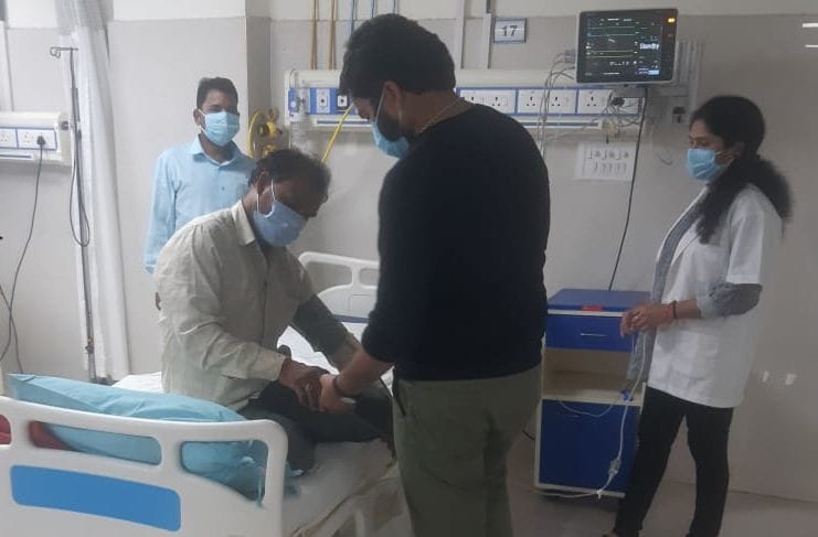 Corona infected prisoner admitted to hospital