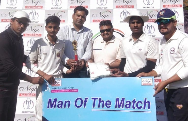 Najibabad team won the cricket match