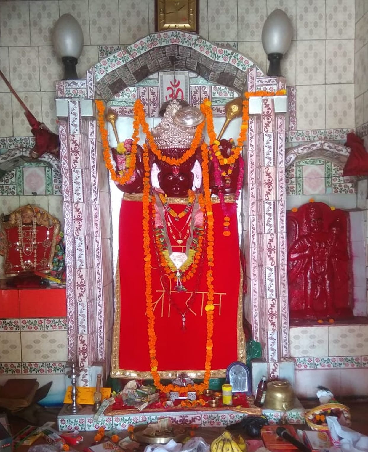 Bajrang Bali's birth anniversary celebrated by decorating with flowers