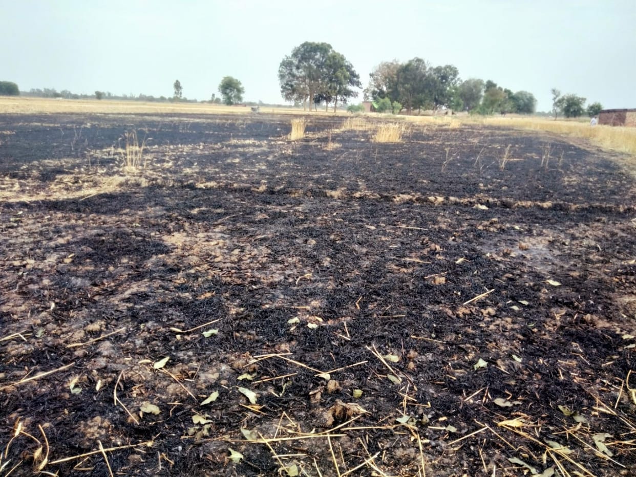 fire amethi three house