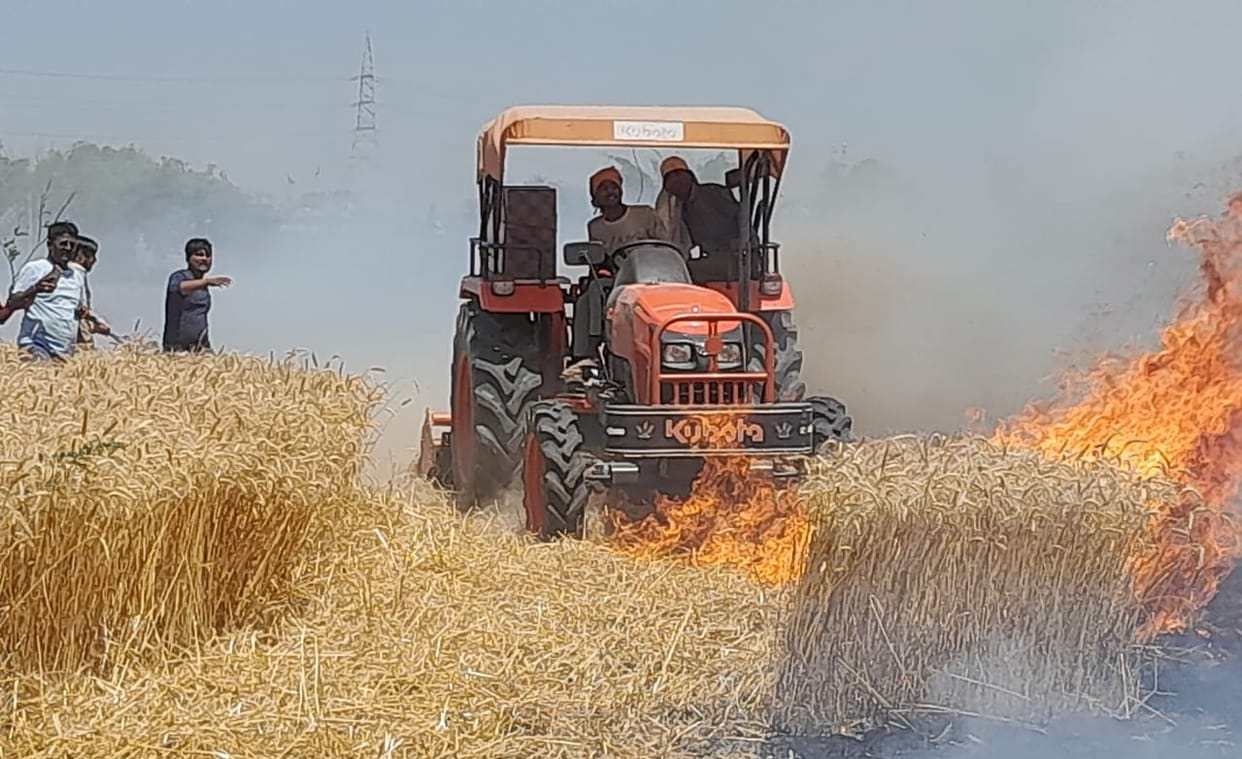 The fire wreaked havoc on the third day also