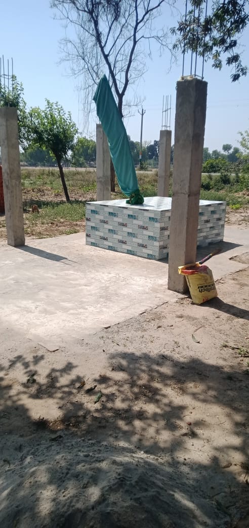 Police stopped the construction on the tomb