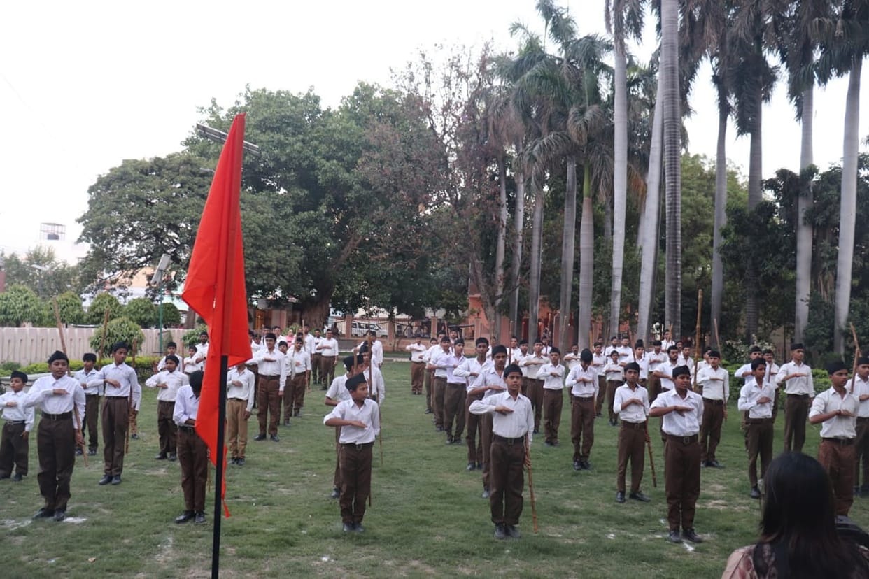 Child path movement welcomed with flowers