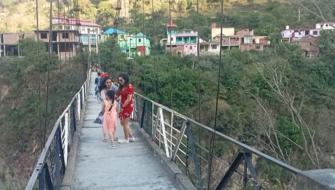 Kandi bridge inviting accident, iron nets broken